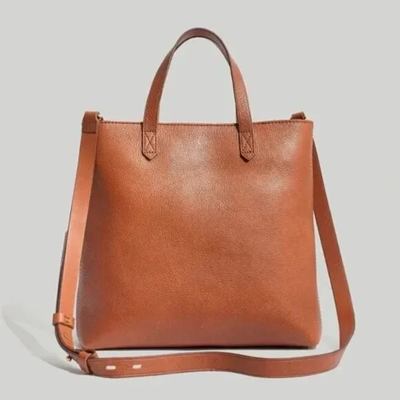 ✅ Madewell Zip-Top Crossbody, English Saddle - Picture 3 of 14